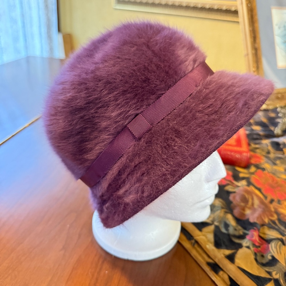 Kangol Women's Plush Purple Hat
